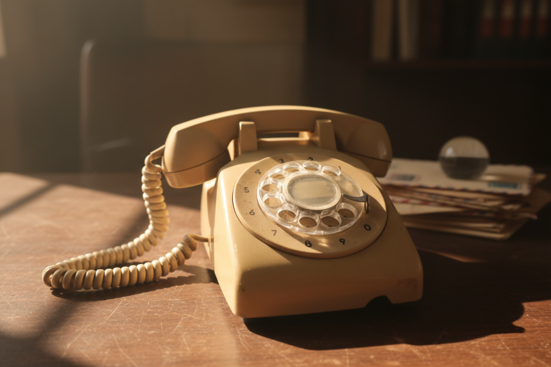 Nostaljik Çevirmeli Telefon | Orijinal PTT Dönemi
