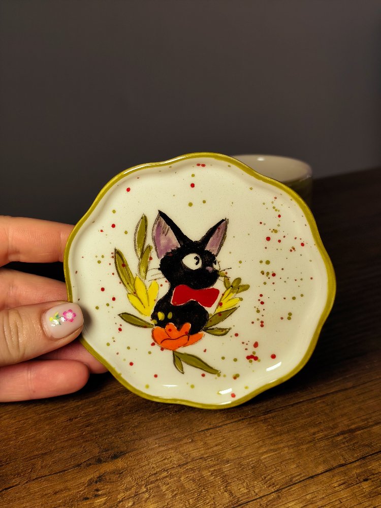 Kiki ve Jiji Temalı Türk Kahvesi Takımı