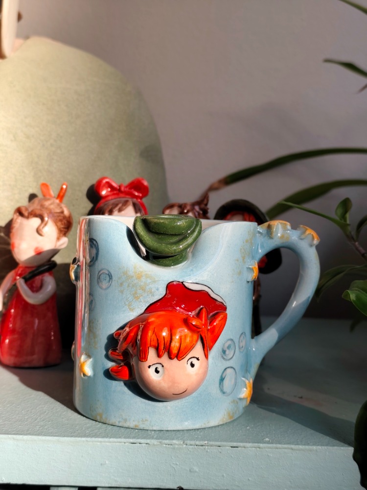 Ponyo 3 Boyutlu figürlü Kupa