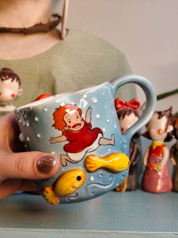 3Boyutlu Ponyo Fincan