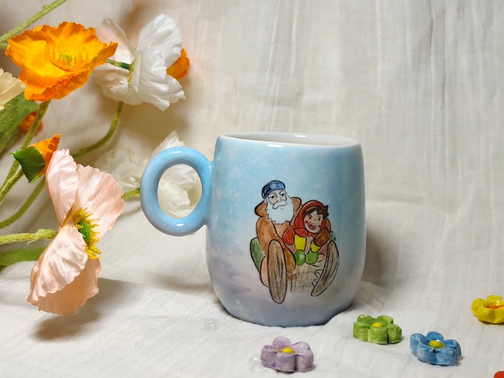 Heidi ve Alp dedi Vadiye İniyor