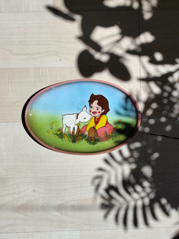 Heidi El Boyaması Dekoratif Seramik Tabak