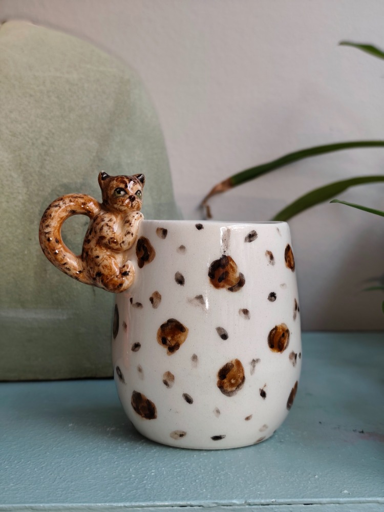 Leopar Tasarım Mug