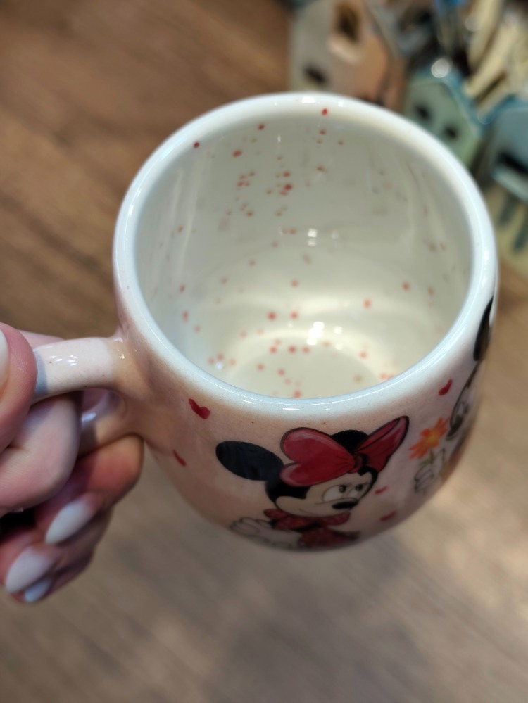 Mickey & Minnie Mouse El Çizimi Seramik Kupa