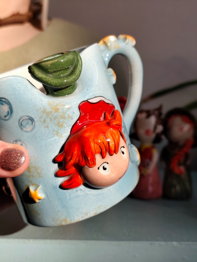 Ponyo 3 Boyutlu figürlü Kupa