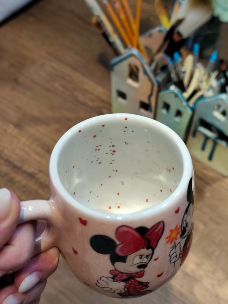 Mickey & Minnie Mouse El Çizimi Seramik Kupa