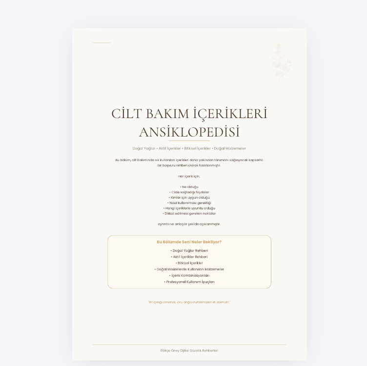 30 Günlük Leke Karşıtı Cilt Bakım Rehberi (PDF)
