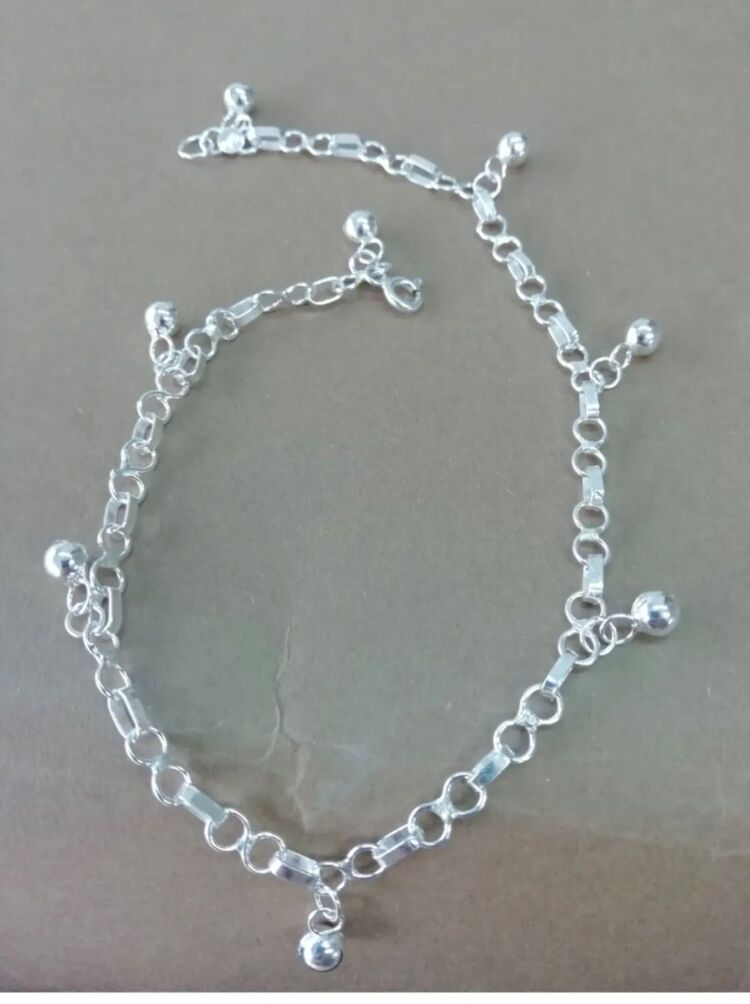 Gümüş Halhal. 925 Ayar Gümüş Telkari El Yapımı. Toplu Model