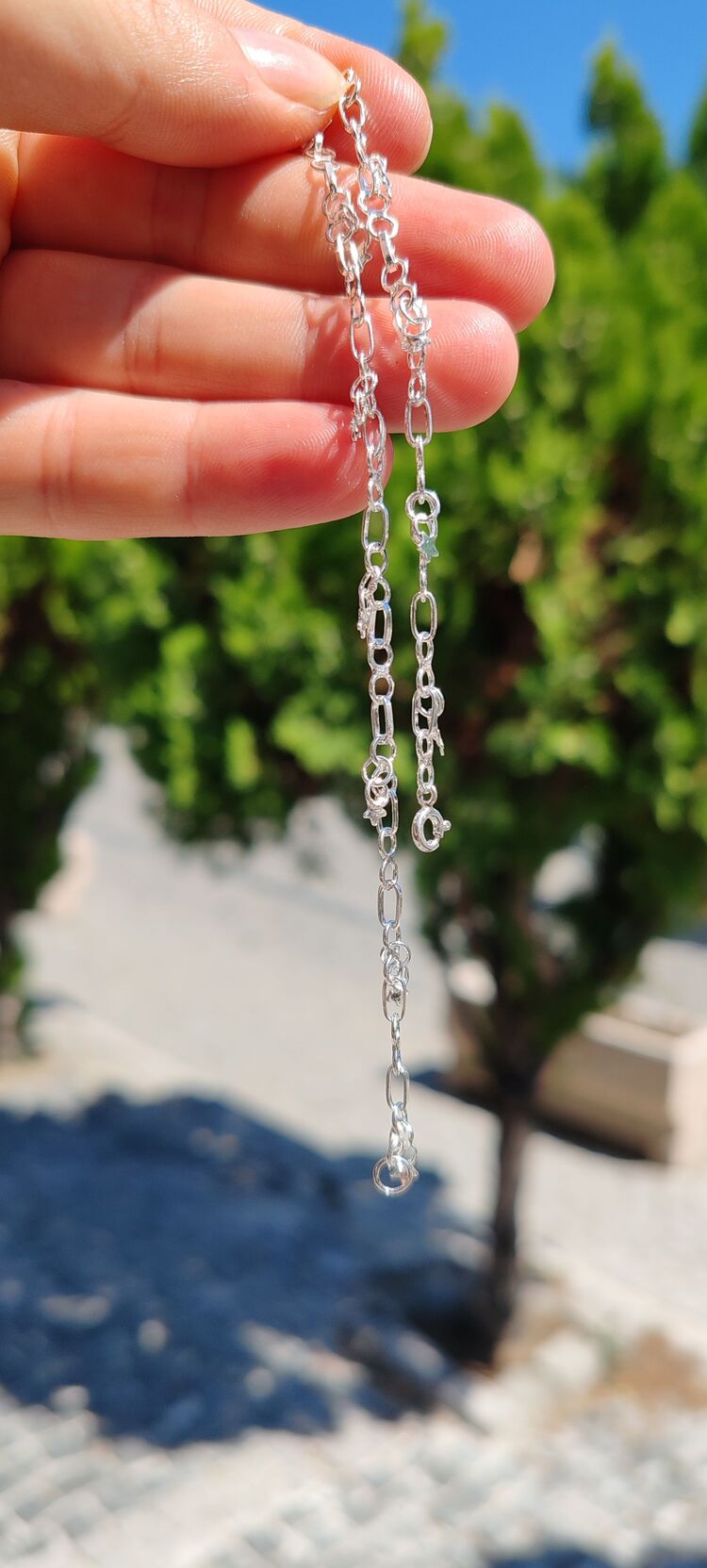 Gümüş Halhal Telkari Yıldızlı Model 925 Ayar Gümüş 