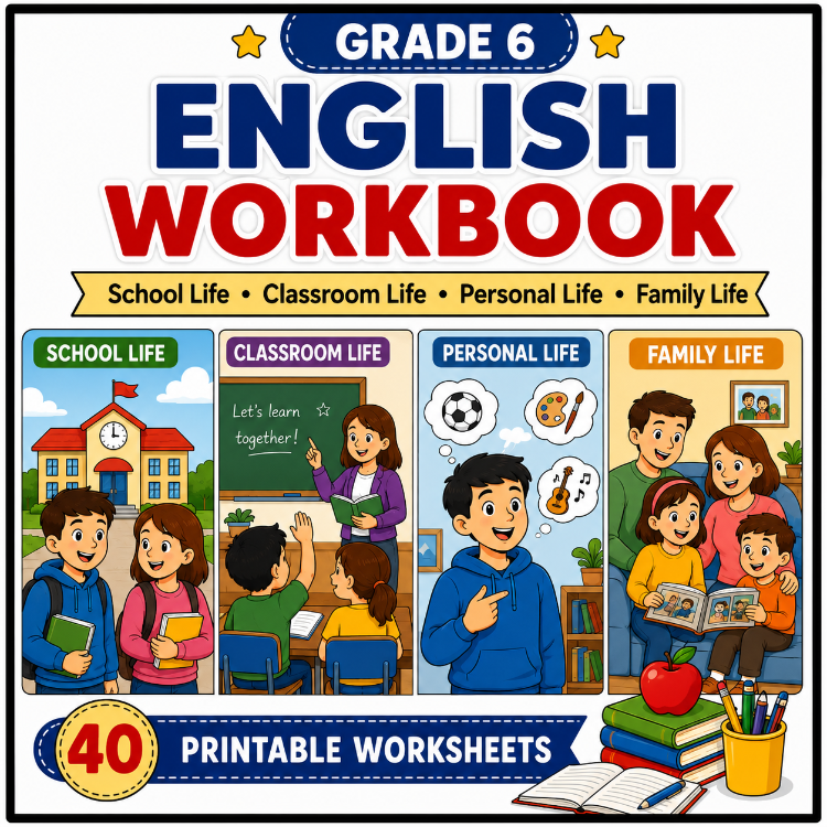 GRADE 6 ENGLISH WORKBOOK