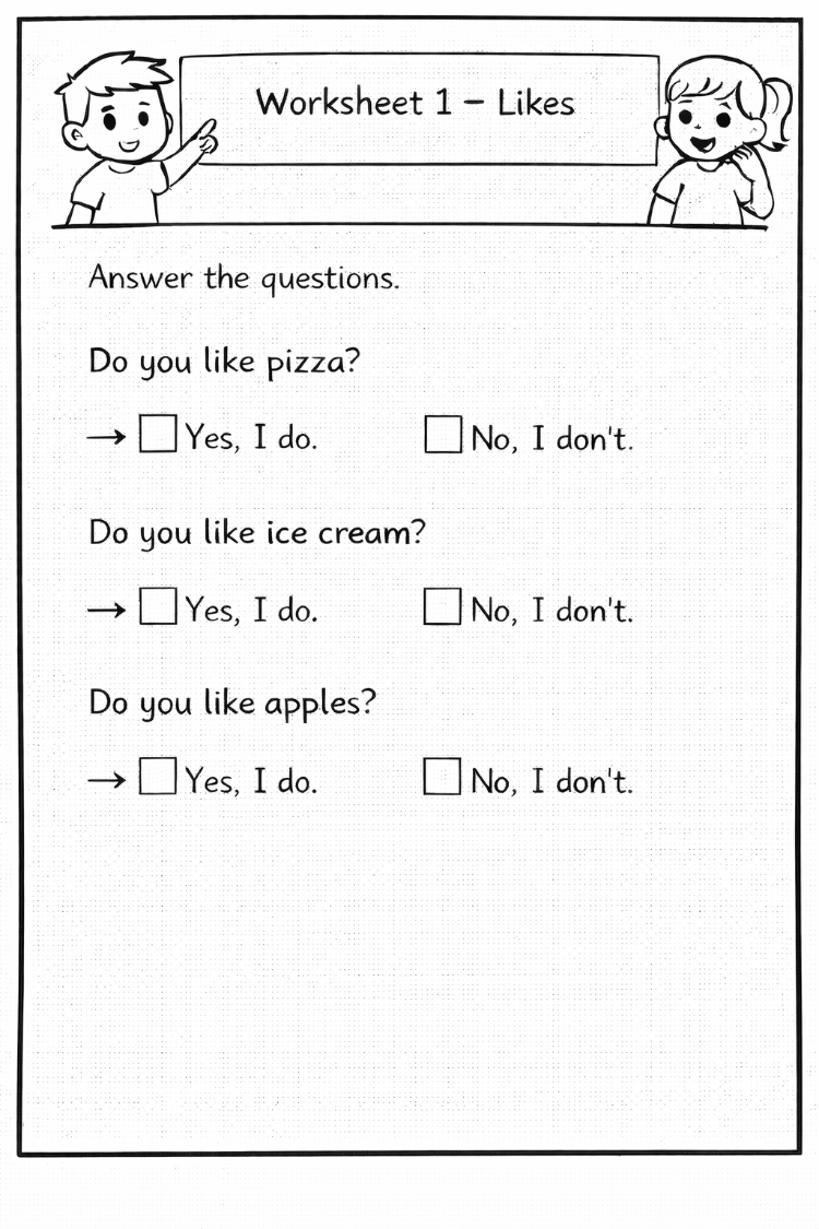 PERSONAL LIFE WORKSHEETS