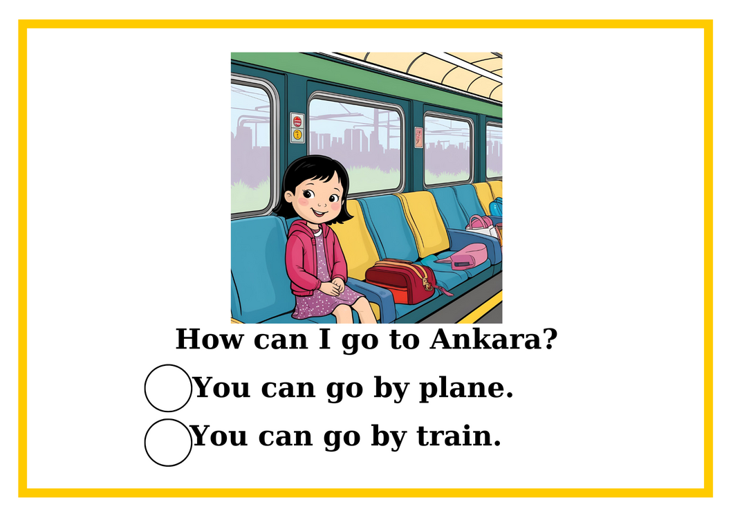 TRANSPORTATION QUESTION CARDS (3. SINIF)