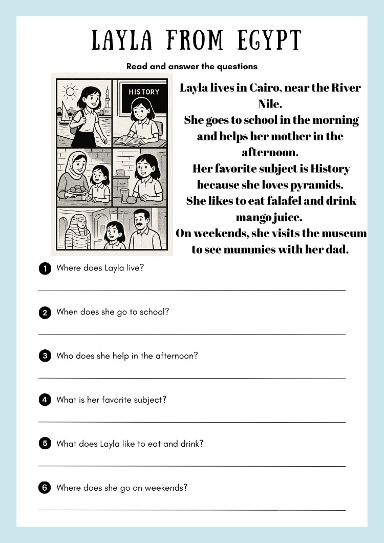 EASY READING PASSAGES