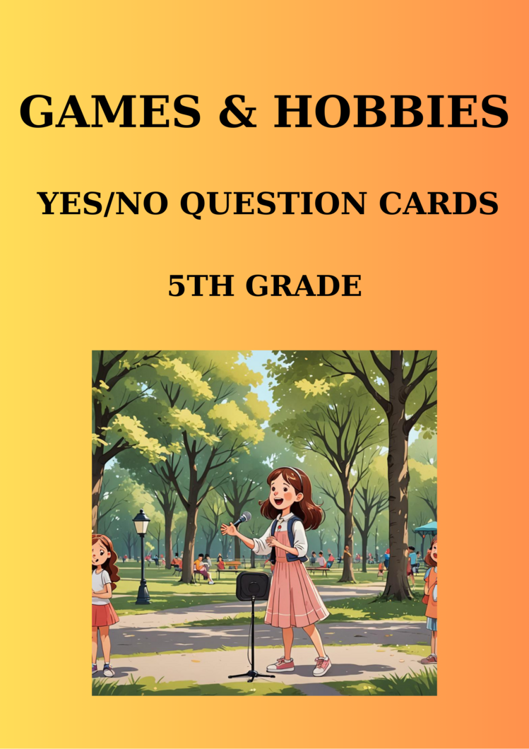 GAMES & HOBBIES YES/NO QUESTION CARDS 
