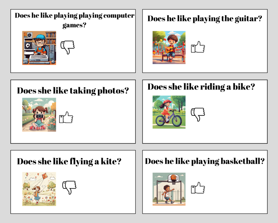 GAMES & HOBBIES YES/NO QUESTION CARDS 