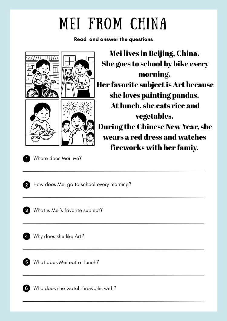 EASY READING PASSAGES
