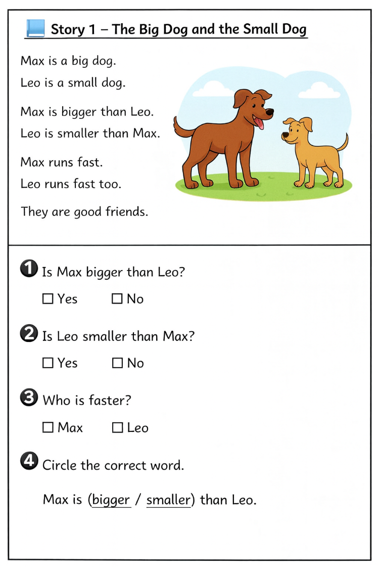 COMPARATIVE THROUGH STORIES