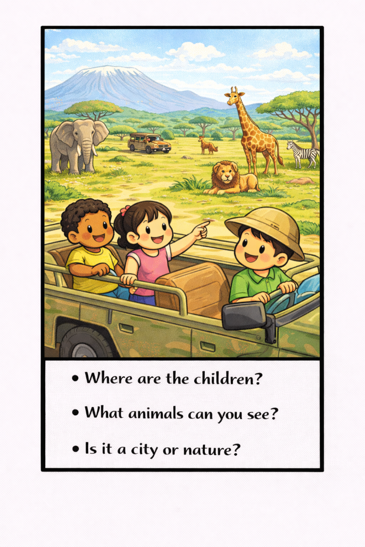 PICTURE DESCRIPTION CARDS