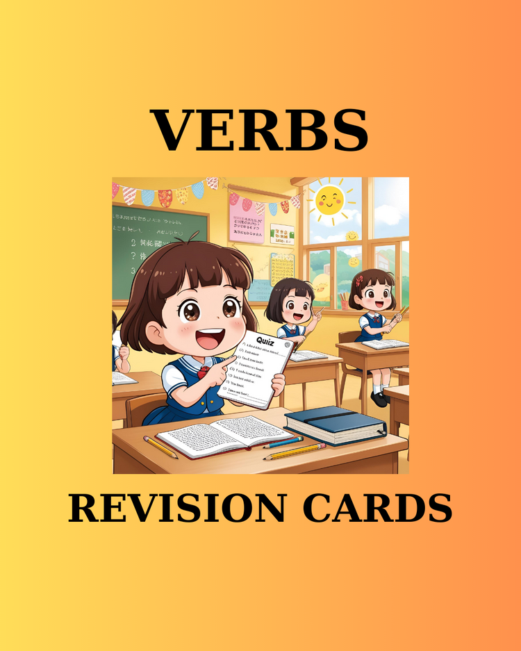 VERBS REVISION CARDS 