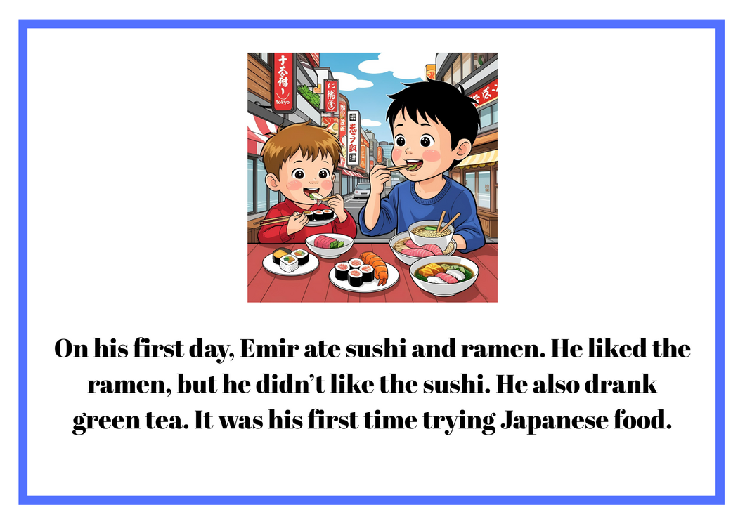 A TURKISH BOY IN JAPAN