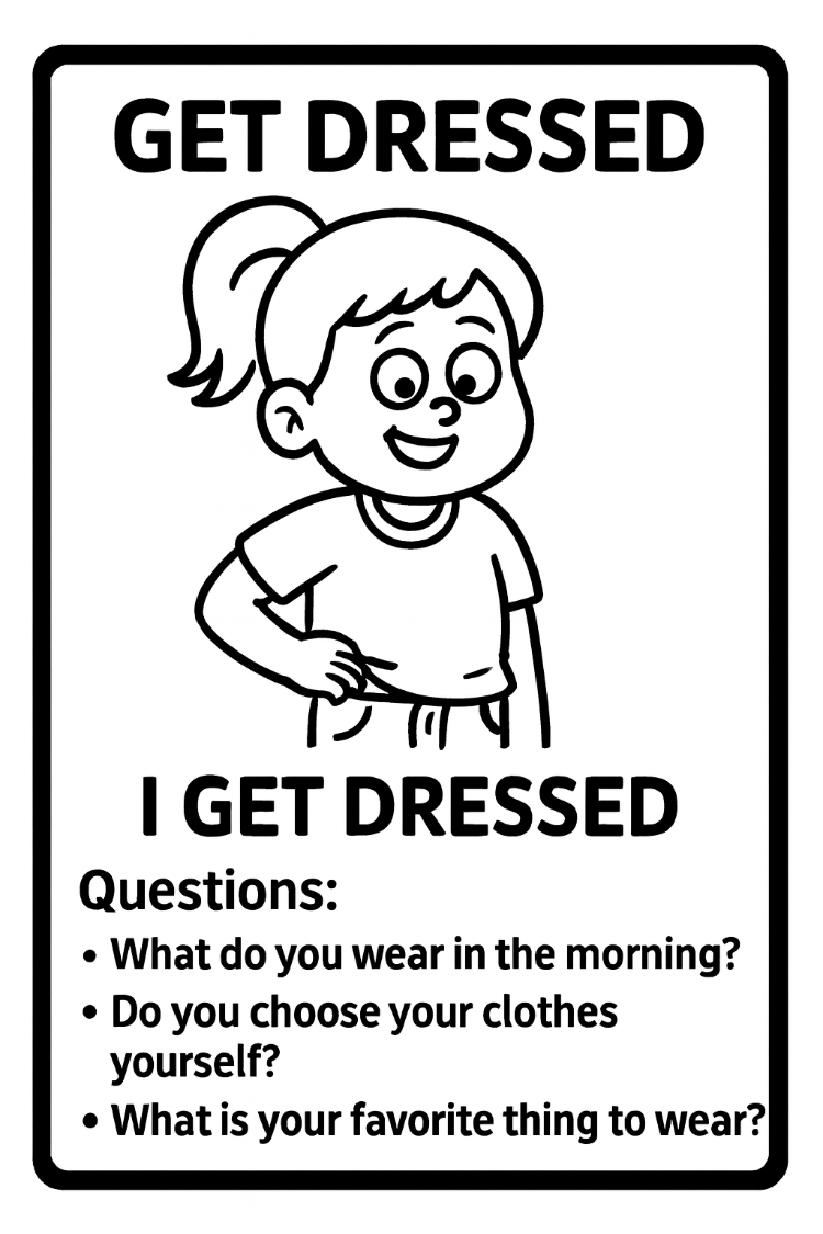 DAILY ROUTINES CONVERSATION  CARDS 