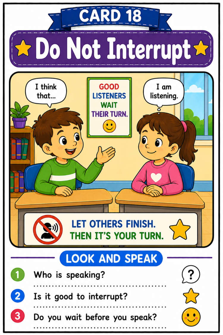 LET'S LEARN CLASSROOM RULES