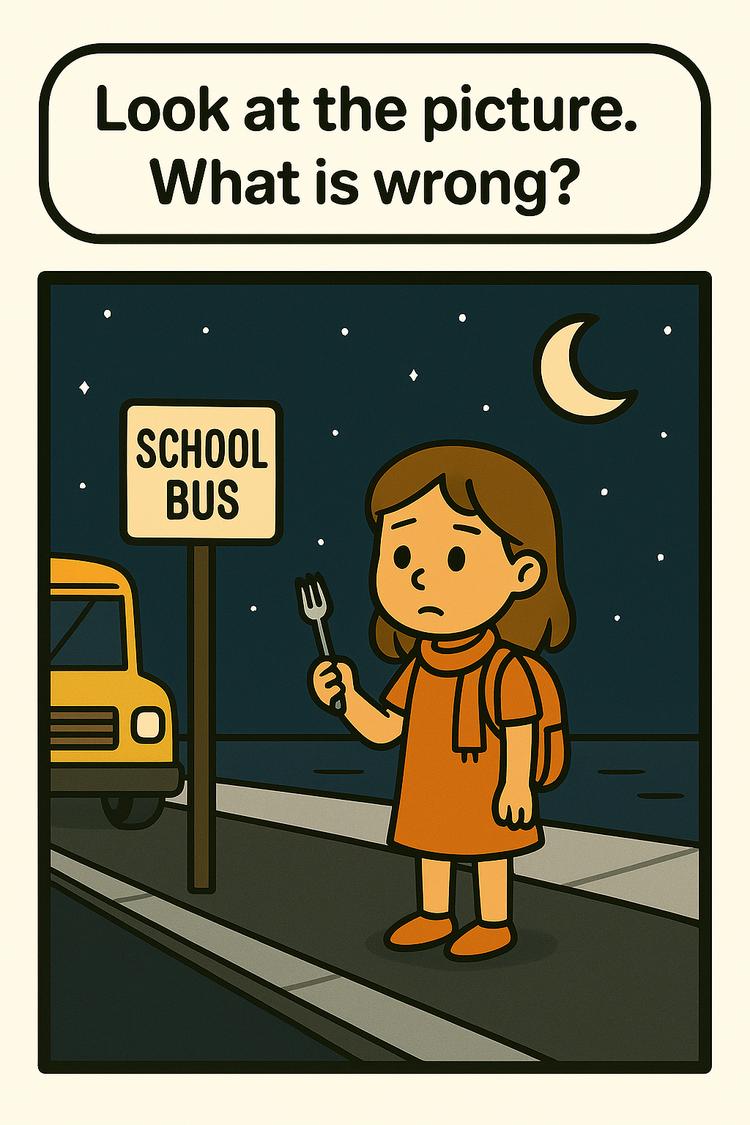 WHAT'S WRONG SPEAKING CARDS