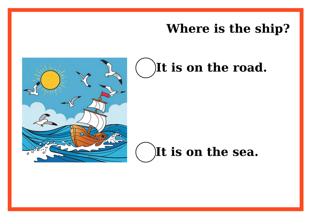 TRANSPORTATION QUESTION CARDS (3. SINIF)