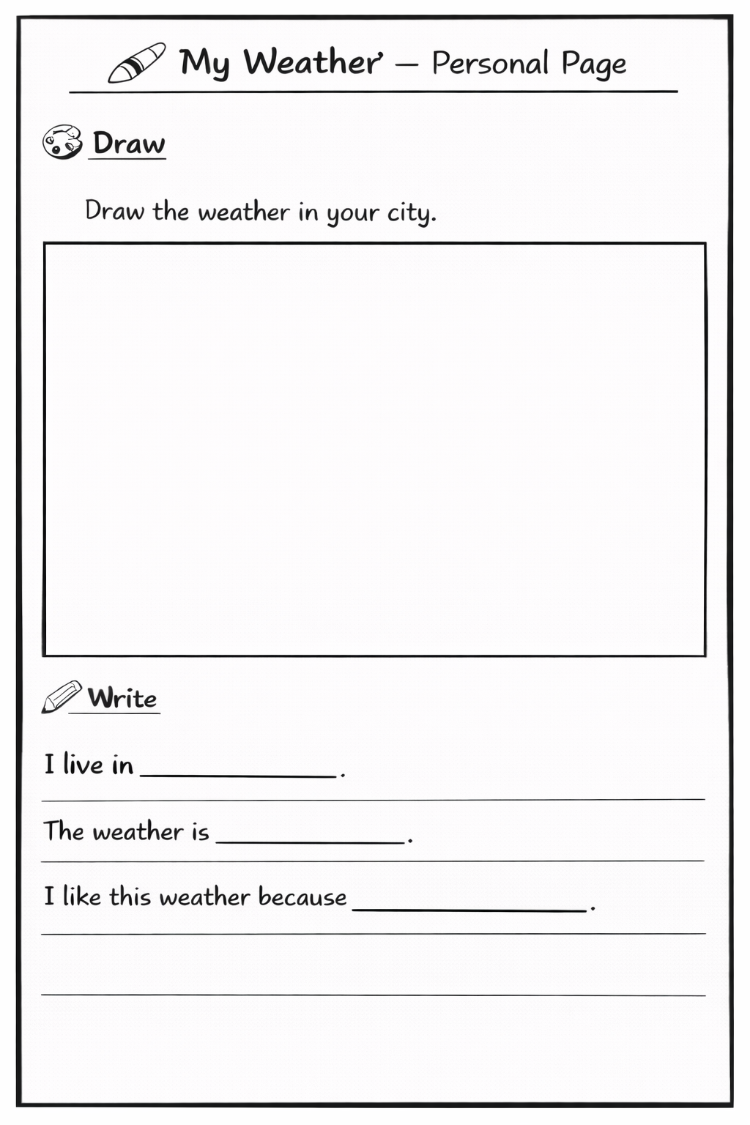 WEATHER WORKSHEETS