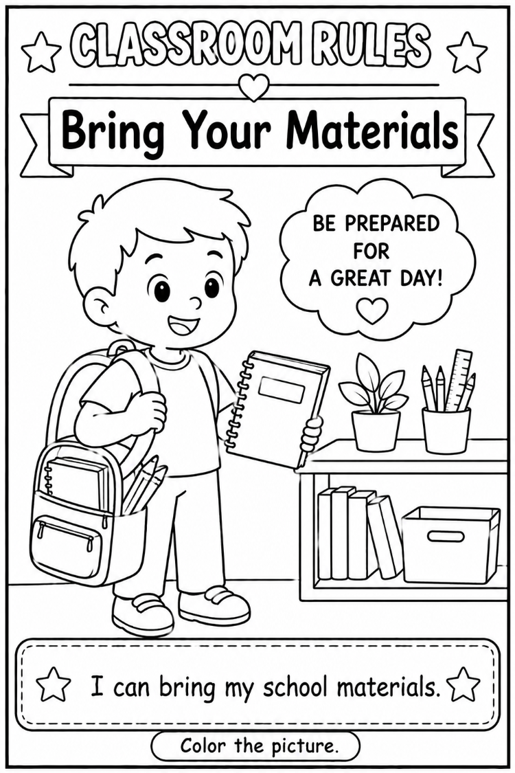 LET'S LEARN CLASSROOM RULES