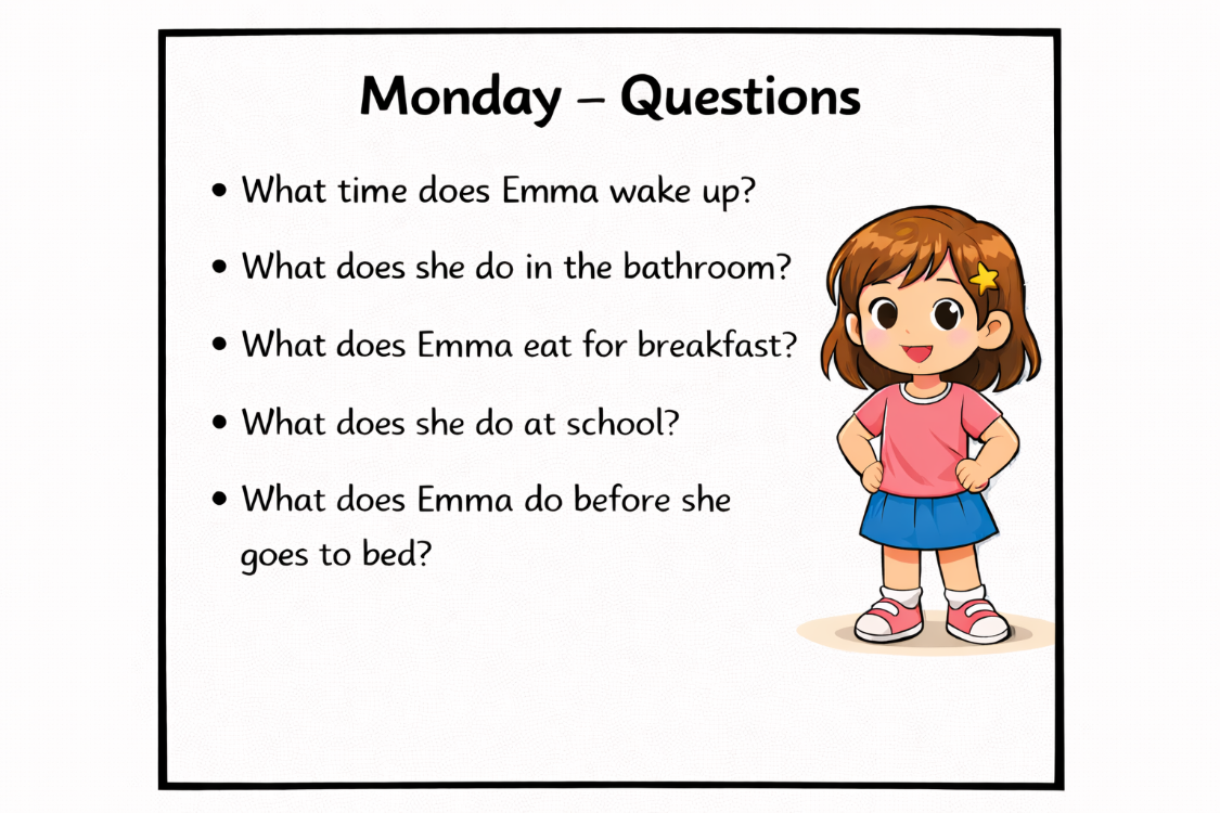 DAILY ROUTINES WORKSHEETS FOR KIDS