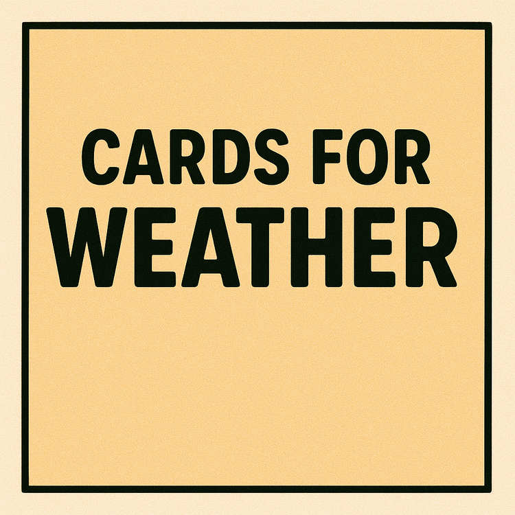 CARDS FOR WEATHER