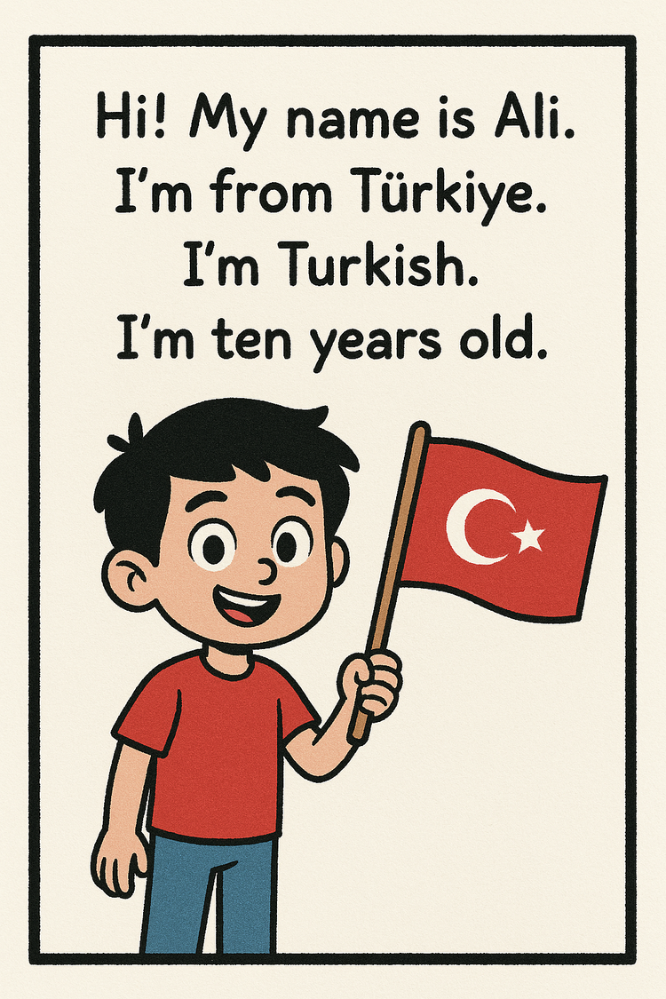 NATIONALITIES READING COMPREHENSIONS (4. SINIF)