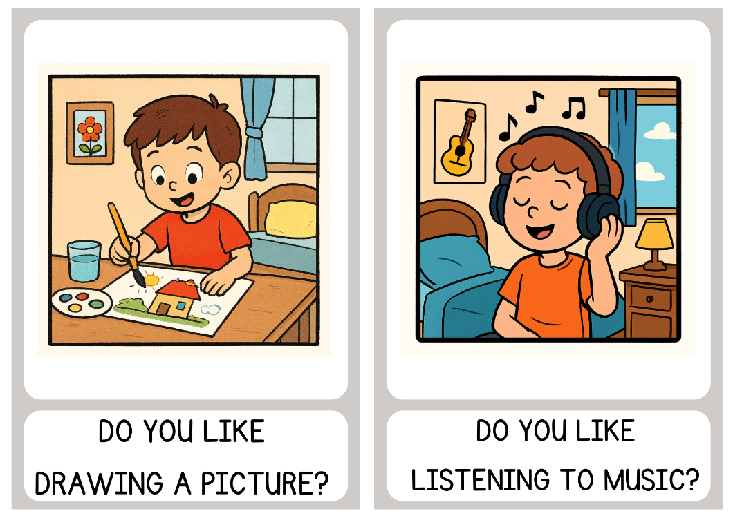 LIKES/DISLIKES SPEAKING CARDS