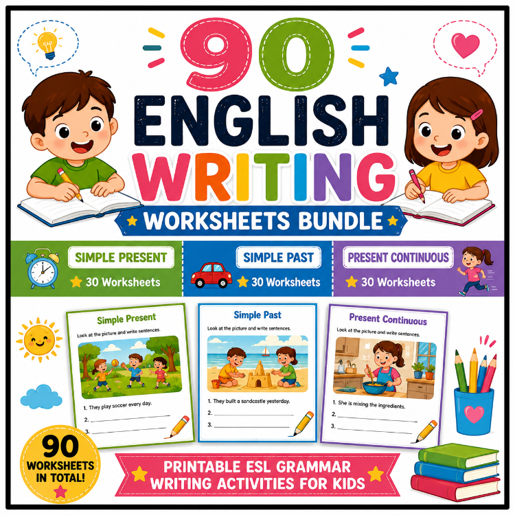 90 ENGLISH WRITING BUNDLE