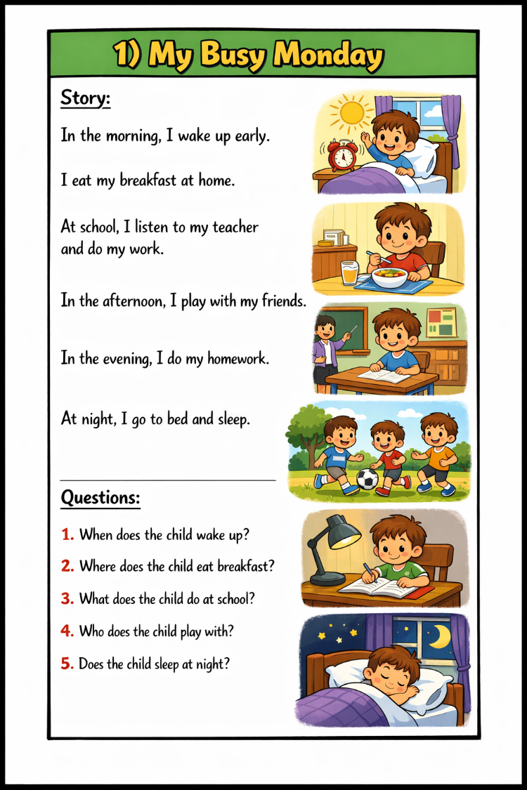 MY DAY ACTIVITY CARDS