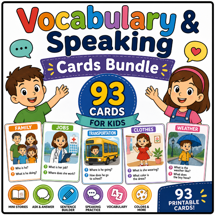 VOCABULARY SPEAKING CARDS