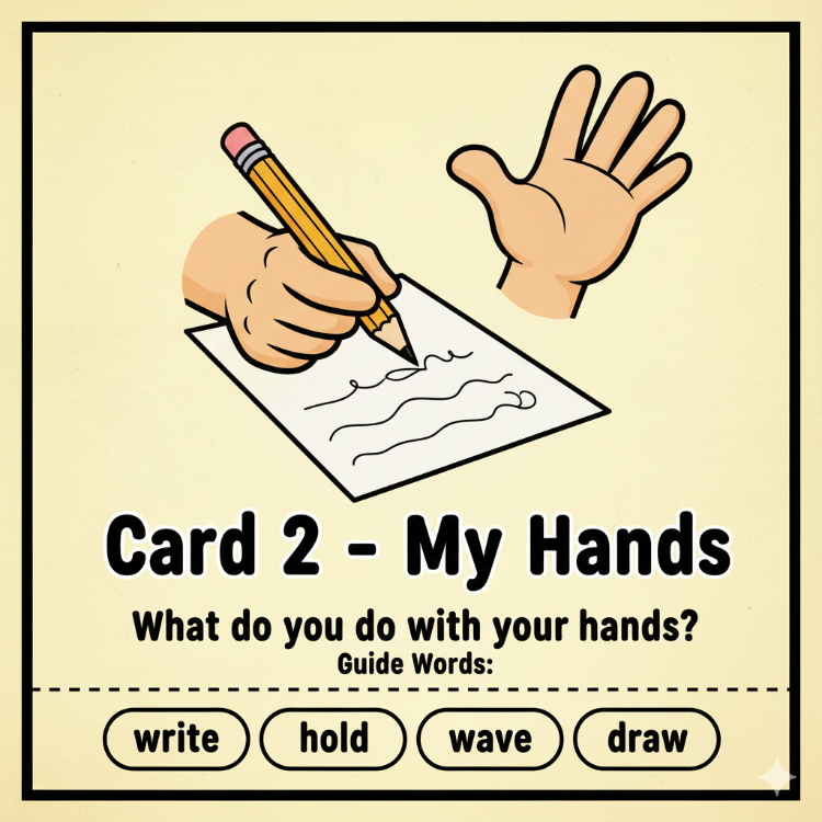 BODY PARTS SPEAKING CARDS