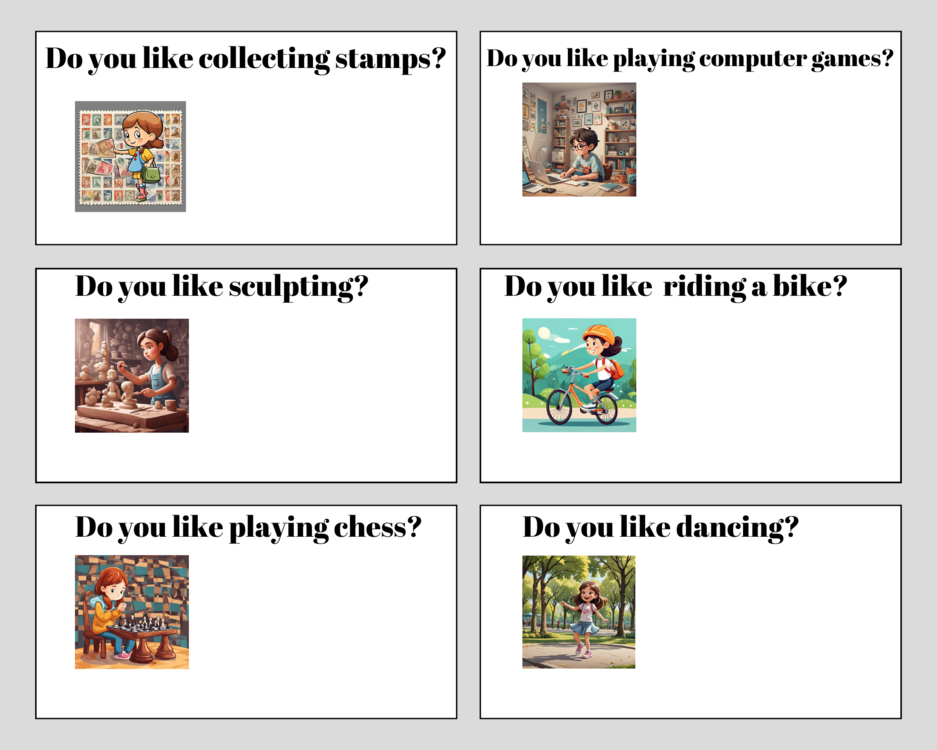 GAMES & HOBBIES YES/NO QUESTION CARDS 