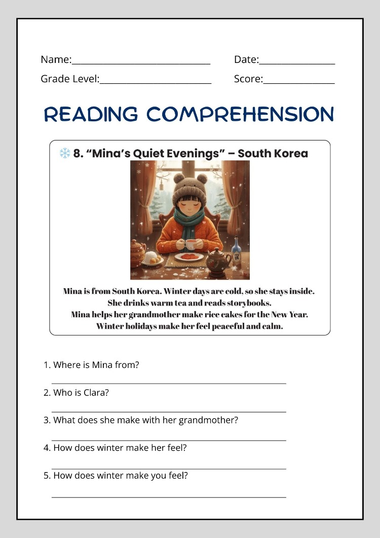 WINTER READING PACK