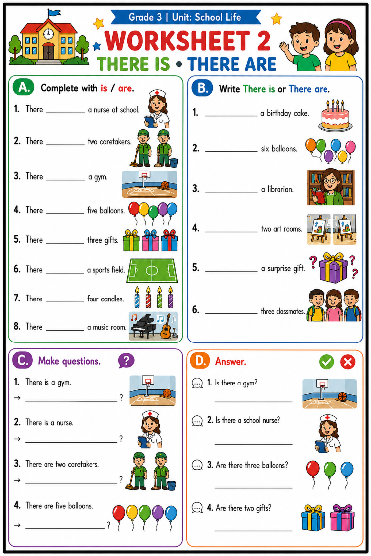 GRADE 3 ENGLISH PRACTICE WORKBOOK