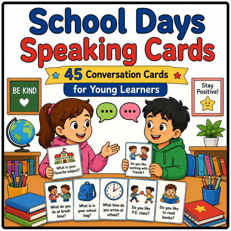 SCHOOL DAYS SPEAKING CARDS