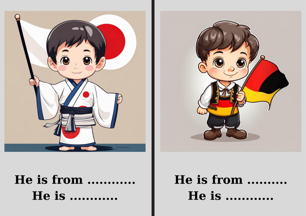 NATIONALITY FLASHCARDS 