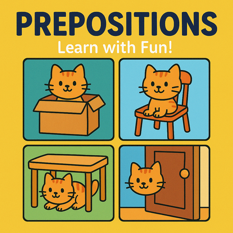 PREPOSITIONS LEARN WITH FUN!