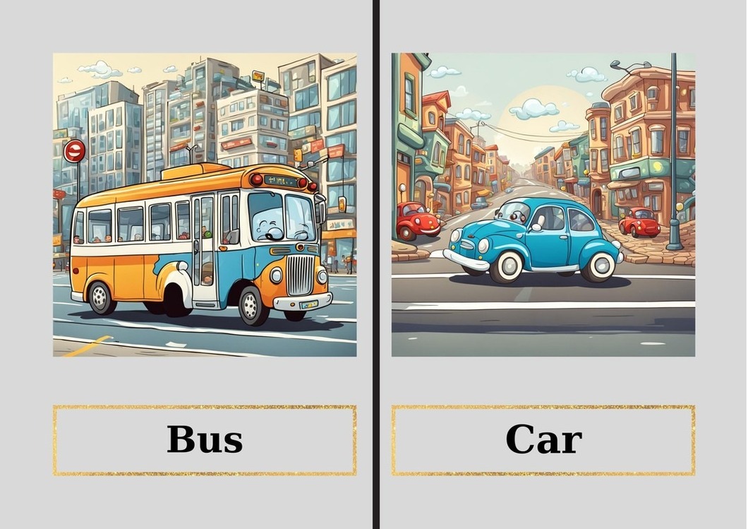 TRANSPORTATION FLASHCARDS 