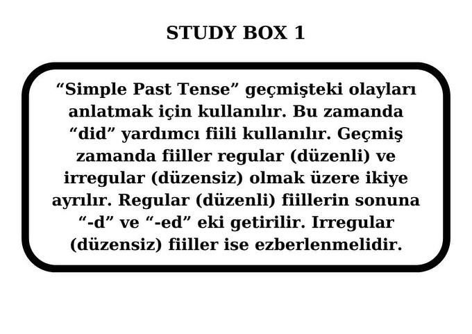 SIMPLE PAST TENSE 2. BOOKLET ( REGULLAR/IRREGULAR VERBS)