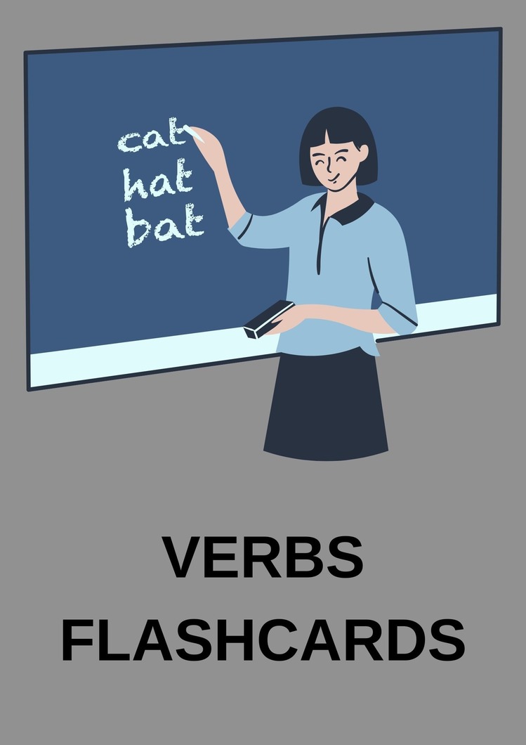 VERBS FLASHCARDS(İLKOKUL)