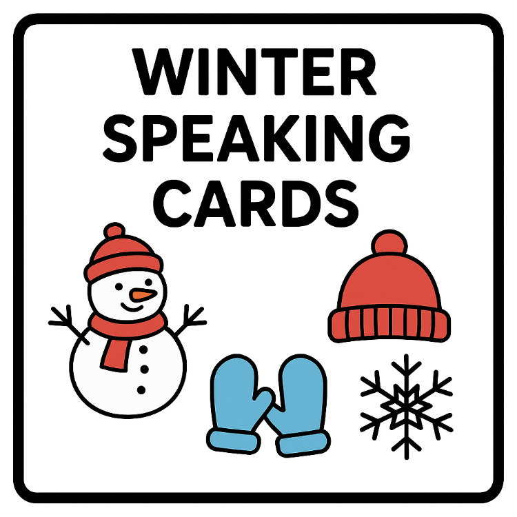 WINTER SPEAKING CARDS