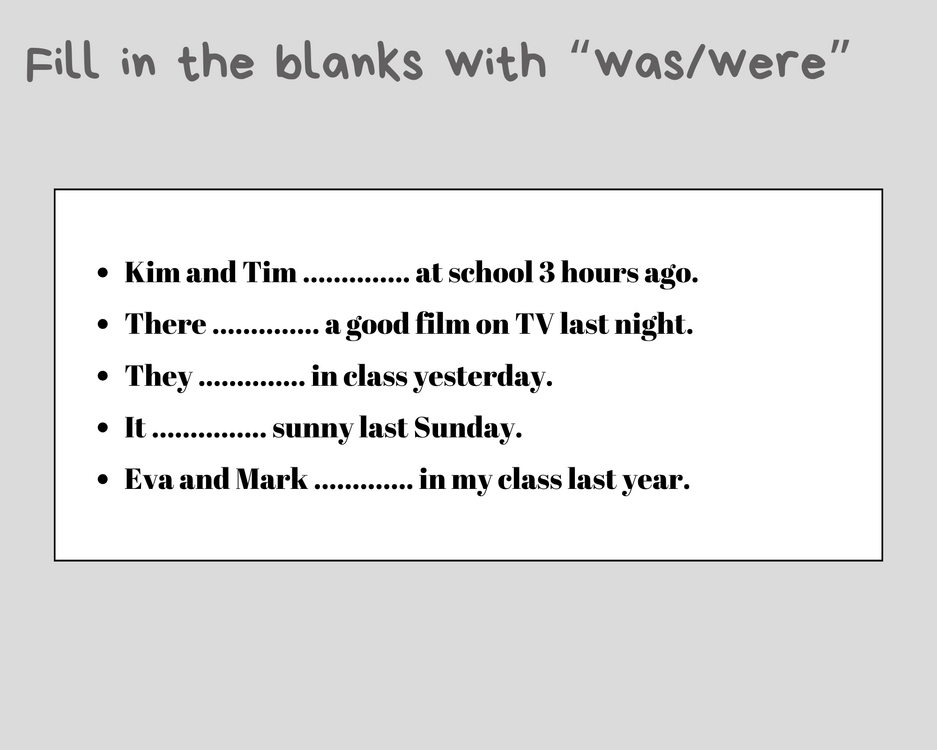 SIMPLE PAST TENSE GRAMMAR CARDS