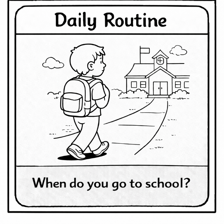 DAILY ROUTINES SPEAKING CARDS 2